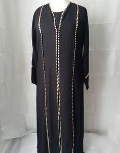 Women's long maxi dress dubai open abaya Size 58